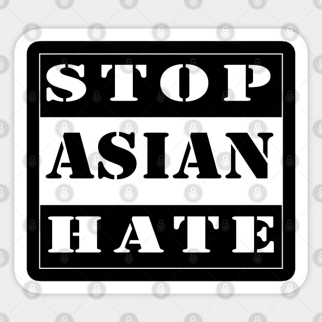 Stop Asian Hate Sticker by Dj-Drac